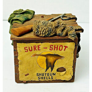 Misty Mountain Bears The JWM Collection Sure-Shot Shotgun Rustic Trinket Box